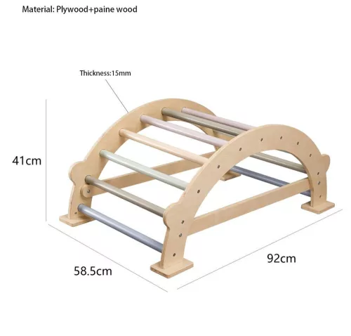 PIKLER fa MÁSZÓHÍD  Montessori  92*43cm NATUR