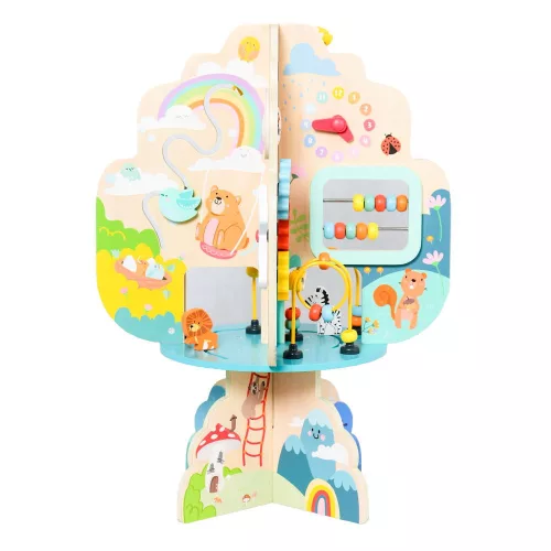 TOY MONI Aktivität Laubbaum Montessori NATUR