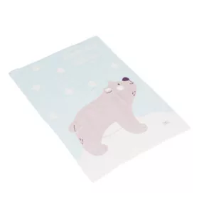Takaró 75x100 cm Dreamy bear KÉK