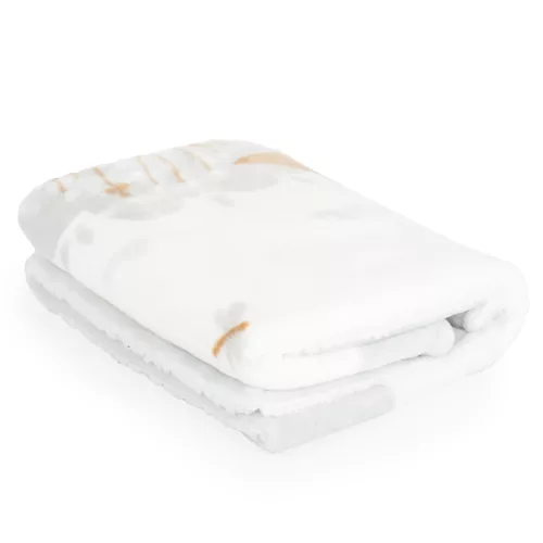 Babydecke LITTLE FRIENDS 80x110 cm Waldtier GRAU