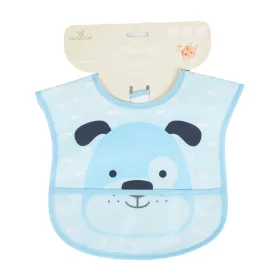   MOODY Lätzchen mit Taschen, Klettverschluss, Hundestil, BLAU