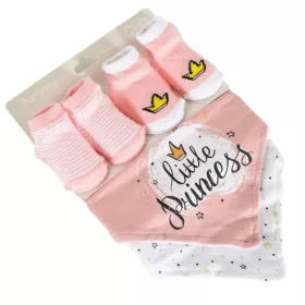 TUMMY Socken + Feuchttücher Set 2 + 2 Stück PINK
