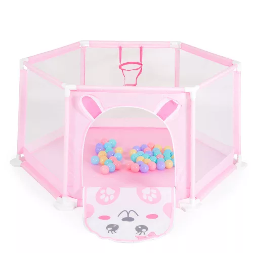 Labdamedence 146cm 50 labdával PINK