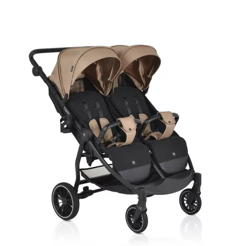 MONI TWINGO Iker babakocsi lábzsákkal CAMEL/BÉZS