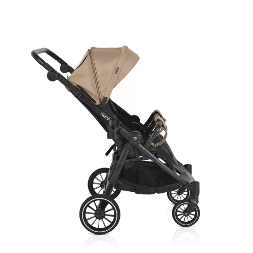 MONI TWINGO Iker babakocsi lábzsákkal CAMEL/BÉZS