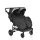 MONI TWINGO Zwillingskinderwagen mit Fußsack ONYX/SCHWARZ