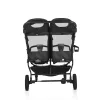 MONI TWINGO Zwillingskinderwagen mit Fußsack ONYX/SCHWARZ