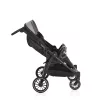 MONI TWINGO Zwillingskinderwagen mit Fußsack ONYX/SCHWARZ