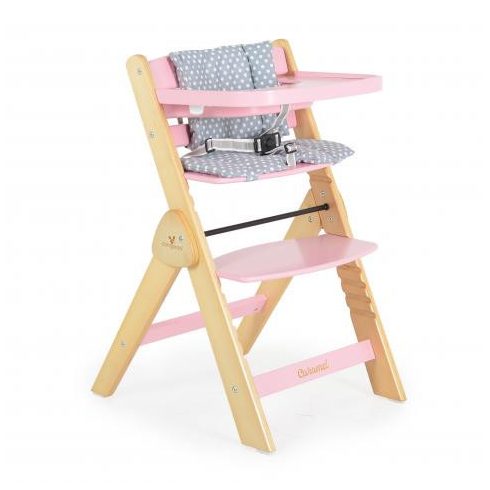 CARAMEL fa etetőszék 15kg-ig terhelhető PINK