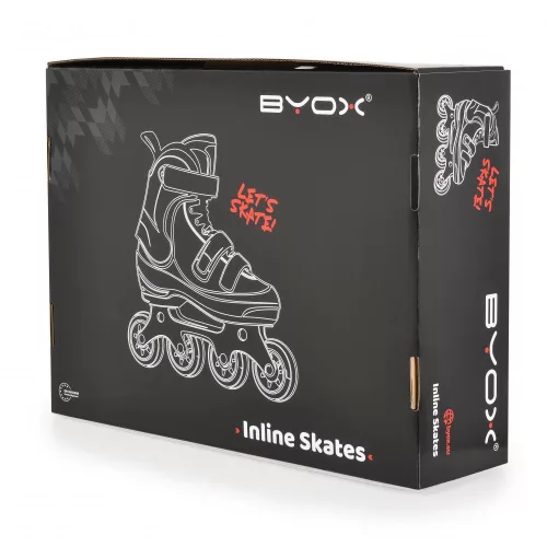 Byox DIZZY Rollschuhe 34-38 einreihig PINK