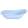 Babybadewanne „Waldbär“, Biskuitkuchenform, 100 cm, Pastellblau