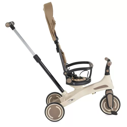 JUNO Cabrio-Dreirad mit 3 Funktionen, BRAUN