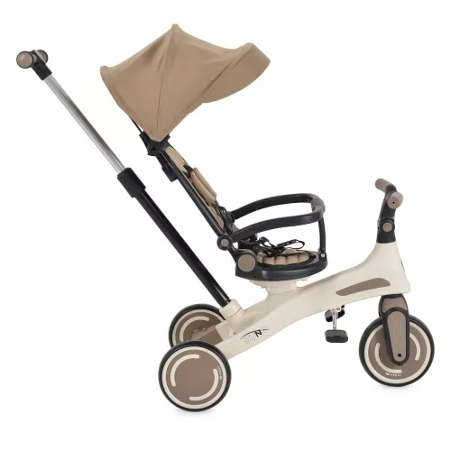 JUNO Cabrio-Dreirad mit 3 Funktionen, BRAUN