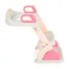 MURRAY Stufen-WC-Reduzierer mit 2 Stufen, mit Griff PINK