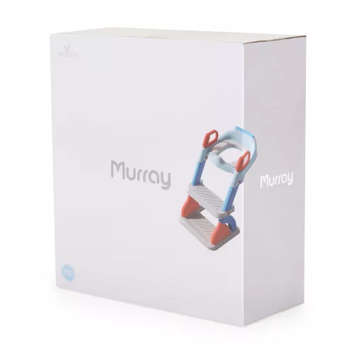 MURRAY Stufen-WC-Reduzierer mit 2 Stufen, mit Griff BLAU