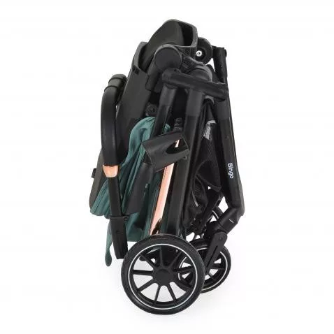 BINGO babakocsi  SZETT újszülött kortól 22kg-ig 2in1 sport+váz+hordozó MARINE ZÖLD