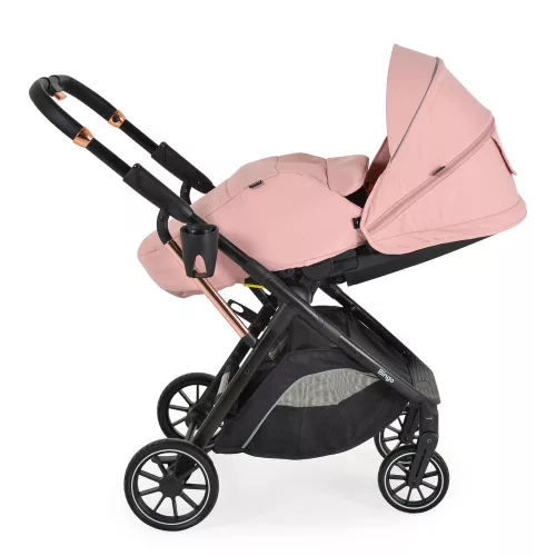 BINGO babakocsi 22kg-ig, sport vázzal, összecsukható 2 irányban PINK