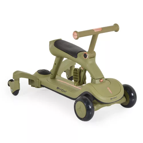CORNET 6IN1 multifunkciós tricikli átalakítható rollerré ZÖLD