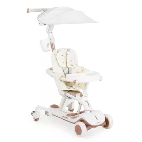   CORNET 6IN1 Multifunktionsdreirad, umwandelbar in einen Roller, WEISS