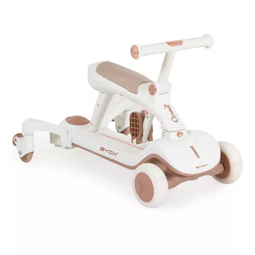 CORNET 6IN1 Multifunktionsdreirad, umwandelbar in einen Roller, WEISS