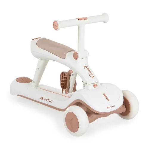 CORNET 6IN1 Multifunktionsdreirad, umwandelbar in einen Roller, WEISS