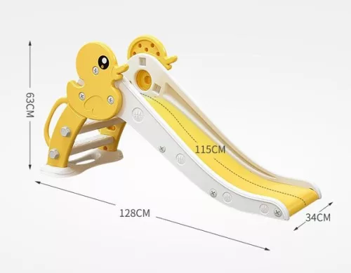 MONI csúszda 116cm KACSÁS SZÜRKE
