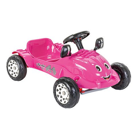 Pilsan Herby ÚJ pedálos autó, gokart METÁL PINK