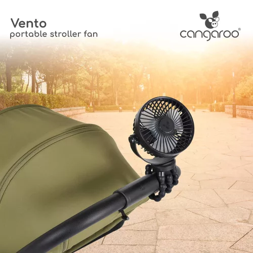 VENTO Ventilator für Kinderwagen SCHWARZ