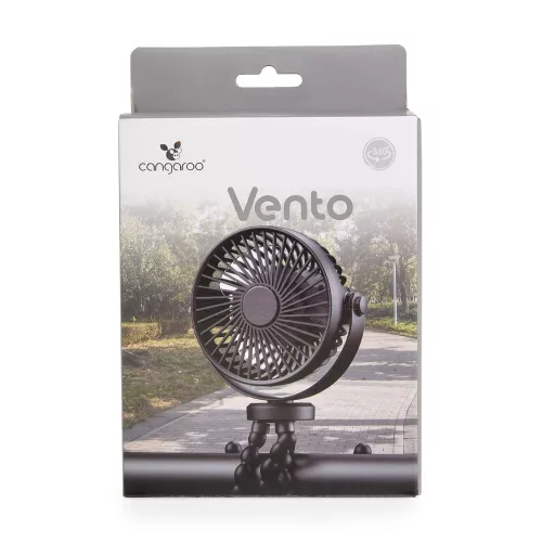 VENTO Ventilator für Kinderwagen SCHWARZ