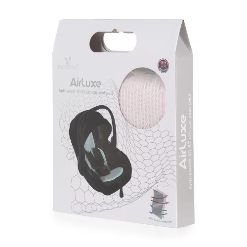 AIRLUXE autós hordozó párna, izzadásgátlós 40-87cm PINK