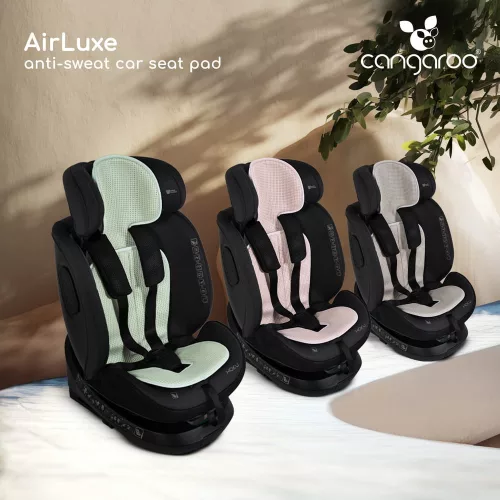 AIRLUXE autósülés párna izzadásgátlós 76-150cm ülésre PINK