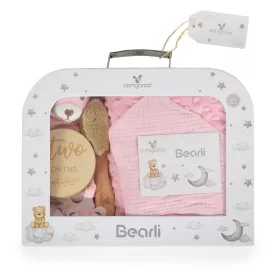BEARLI Geschenkset Decke, Spielzeug, Socken 6-in-1 PINK