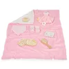 BEARLI ajándékszett takaró, játék, zokni 6in1 PINK