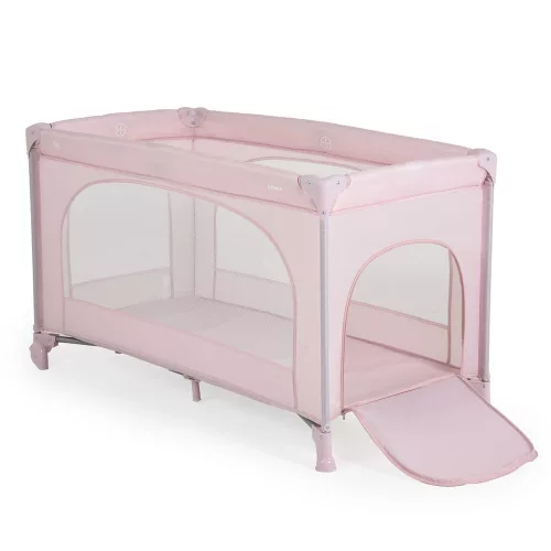 UNO utazóágy 1 szintes zippes kibújóval PINK 