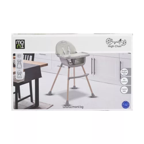 BISCOTTI Hochstuhl 2in1 GRAU