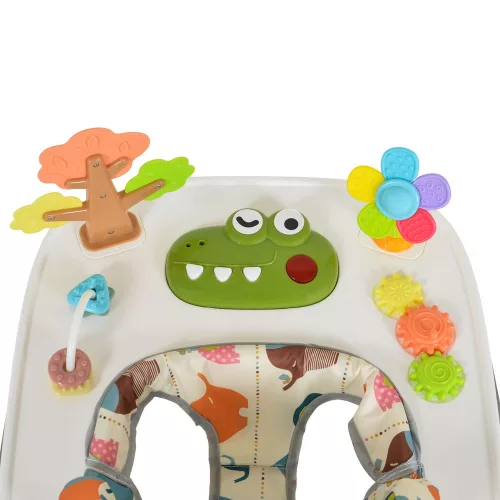 FOREST Babybett mit ungarischer Musik GRAU