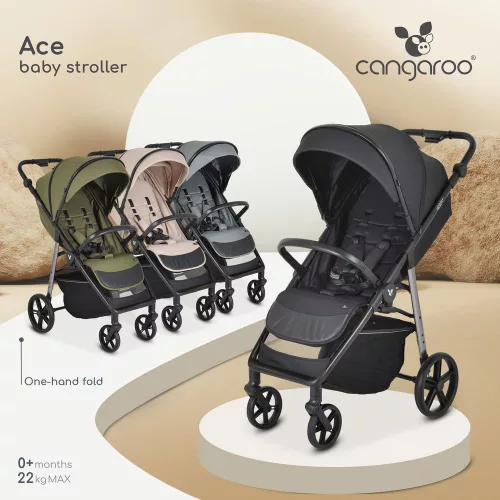 ACE Kinderwagen GRÜN