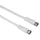 Hama 122435 ST 90dB F-Stecker doppelt geschirmtes 3,0 m Antennenkabel