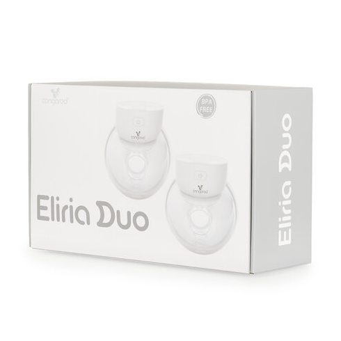 ELIRIA kéz nélküli mellszívó pulóver alá DUO, 2 tartályos FEHÉR