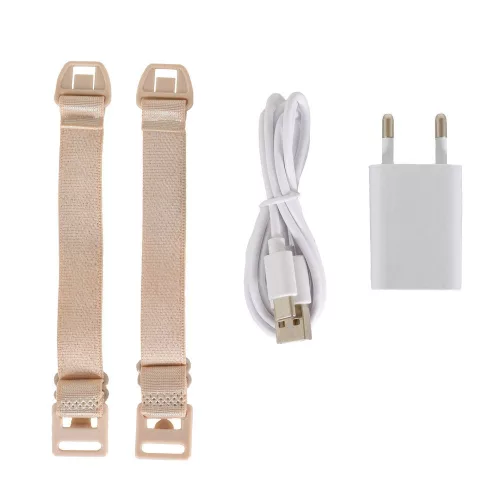 ELIRIA DUO Freihändige Milchpumpe für unter den Pullover, 2 Tanktops, WEISS