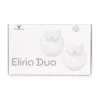 ELIRIA DUO Freihändige Milchpumpe für unter den Pullover, 2 Tanktops, WEISS