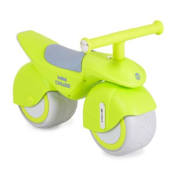   MINI CRUZE futóbicikli, ráülős járgány, kismotor,  zenélő, óriás kerekekkel UV ZÖLD