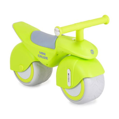 MINI CRUZE futóbicikli, ráülős járgány, kismotor,  zenélő, óriás kerekekkel UV ZÖLD