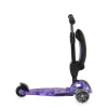 RUMBLE-Scooter mit Sitz, wandelbar LILA/SCHWARZ