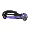 RUMBLE-Scooter mit Sitz, wandelbar LILA/SCHWARZ