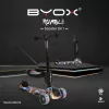 RUMBLE-Scooter mit Sitz, wandelbar, farbig/schwarz