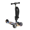 RUMBLE-Scooter mit Sitz, wandelbar, farbig/schwarz