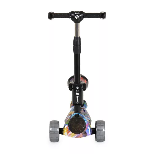 RUMBLE-Scooter mit Sitz, wandelbar, farbig/schwarz