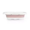 COMO faltbare Badewanne mit Gestell und Wickeltisch PINK