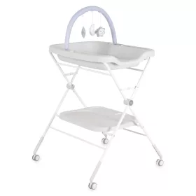 CROCO multifunktionaler, klappbarer Wickeltisch GRAU